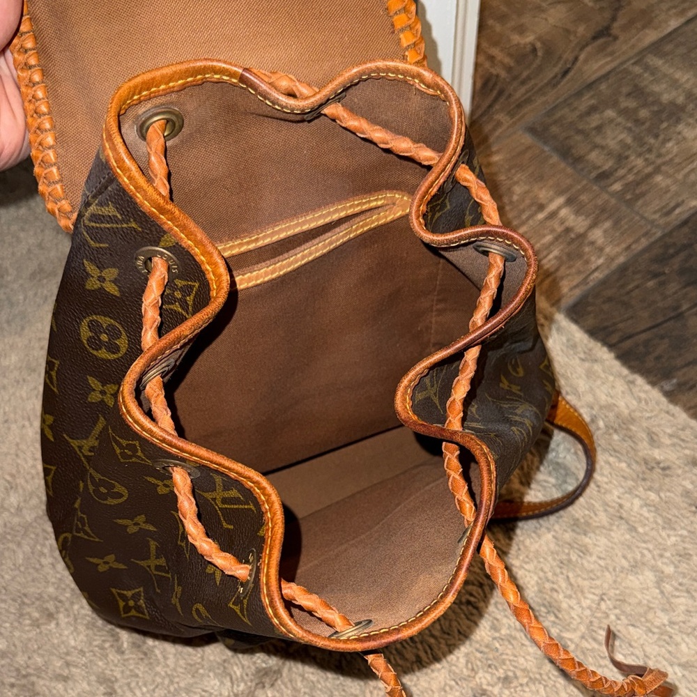 Louis Vuitton Brown and Tan Monogram Backpack - Picture 4 of 9